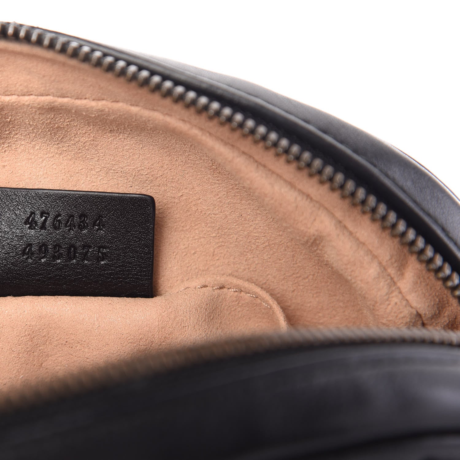 Gucci Calfskin Matelasse GG Marmont Belt Bag 85 34 Black 9 of 11