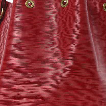 Louis Vuitton Epi Petit Noe Castillan Red 7 of 9