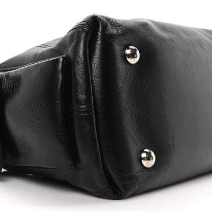 Louis Vuitton Lambskin CarryAll Cargo Vibe PM Black 9 of 9