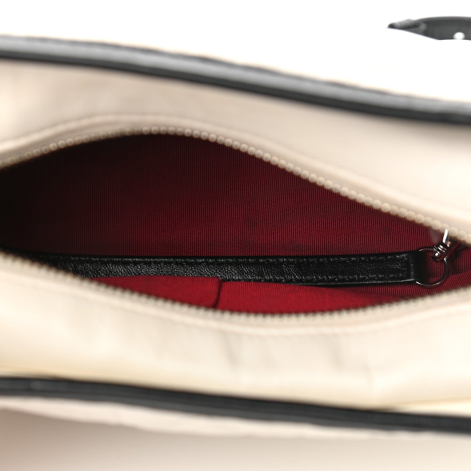 Chanel Aged Calfskin Quilted Small Gabrielle Hobo Black White 5 of 12