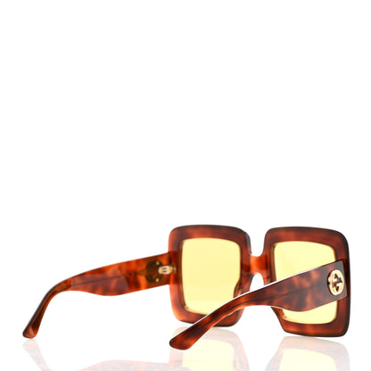 Gucci Square Frame GG0783S Sunglasses Havana 4 of 8
