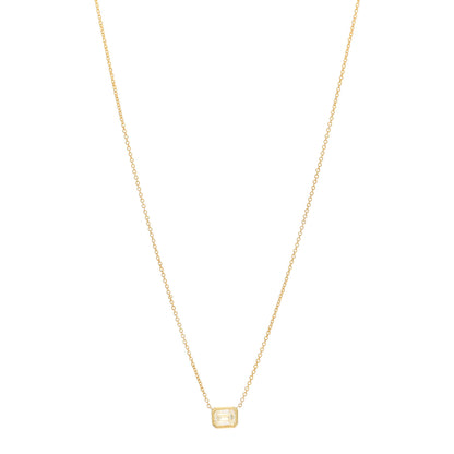Roberto Coin 18K Yellow Gold Diamond .35ct Diamonds By The Inch Necklace 1 of 4