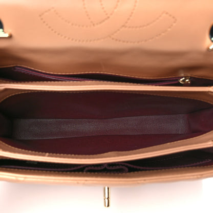 Chanel Lambskin Quilted Small Trendy CC Dual Handle Flap Bag Camel 5 of 10