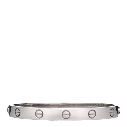 Cartier 18K White Gold LOVE Bracelet 16 1 of 5