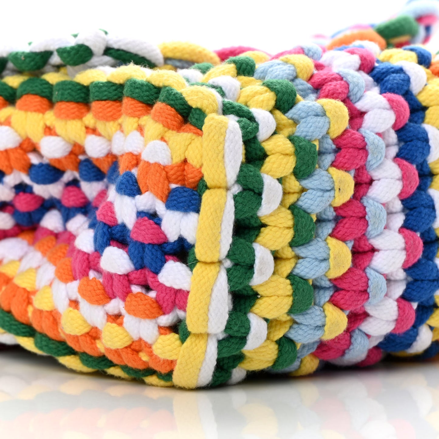 Textile Braided Jitney 2.8 Top Handle Bag Multicolor