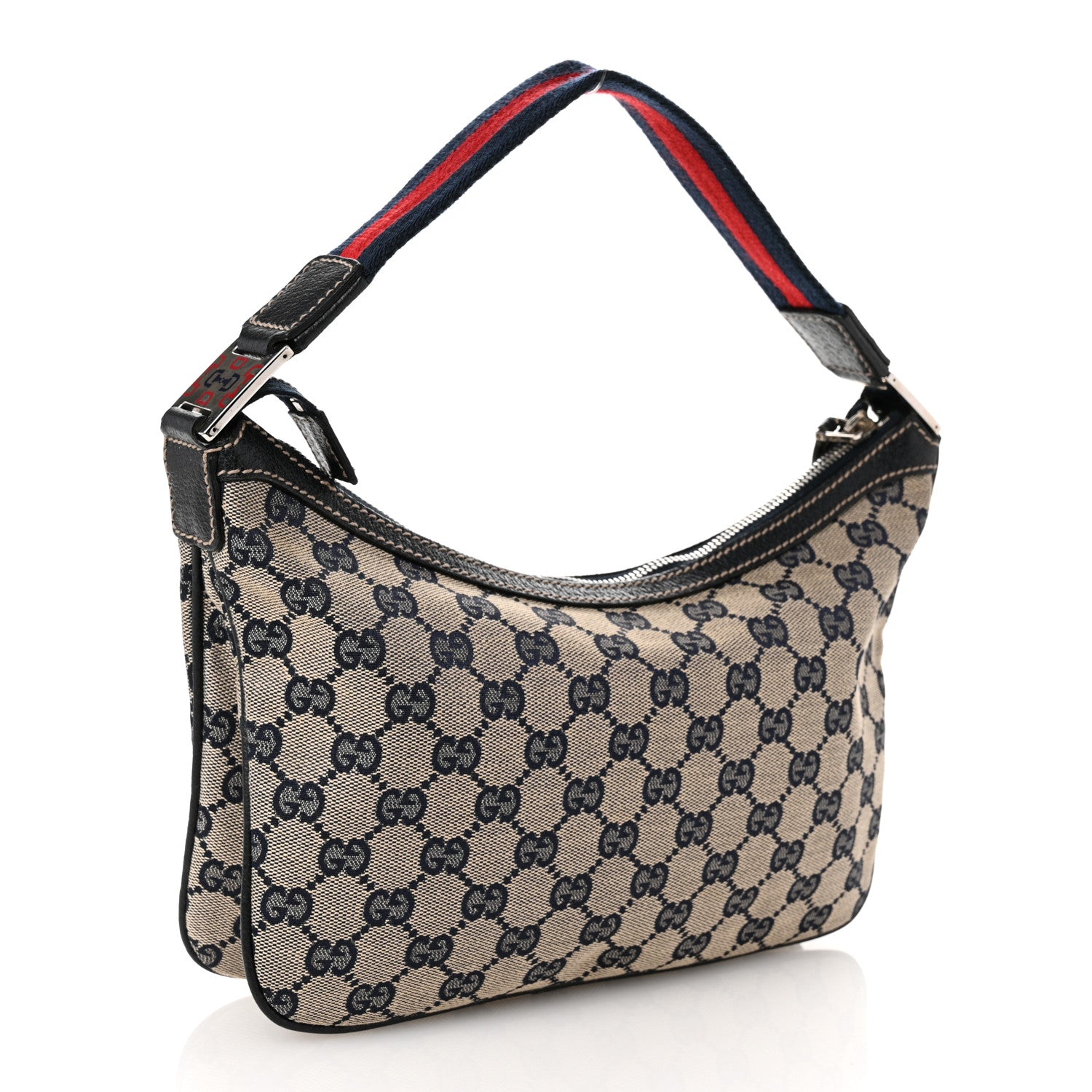 Gucci Monogram Medium Pop Hobo Navy 3 of 10