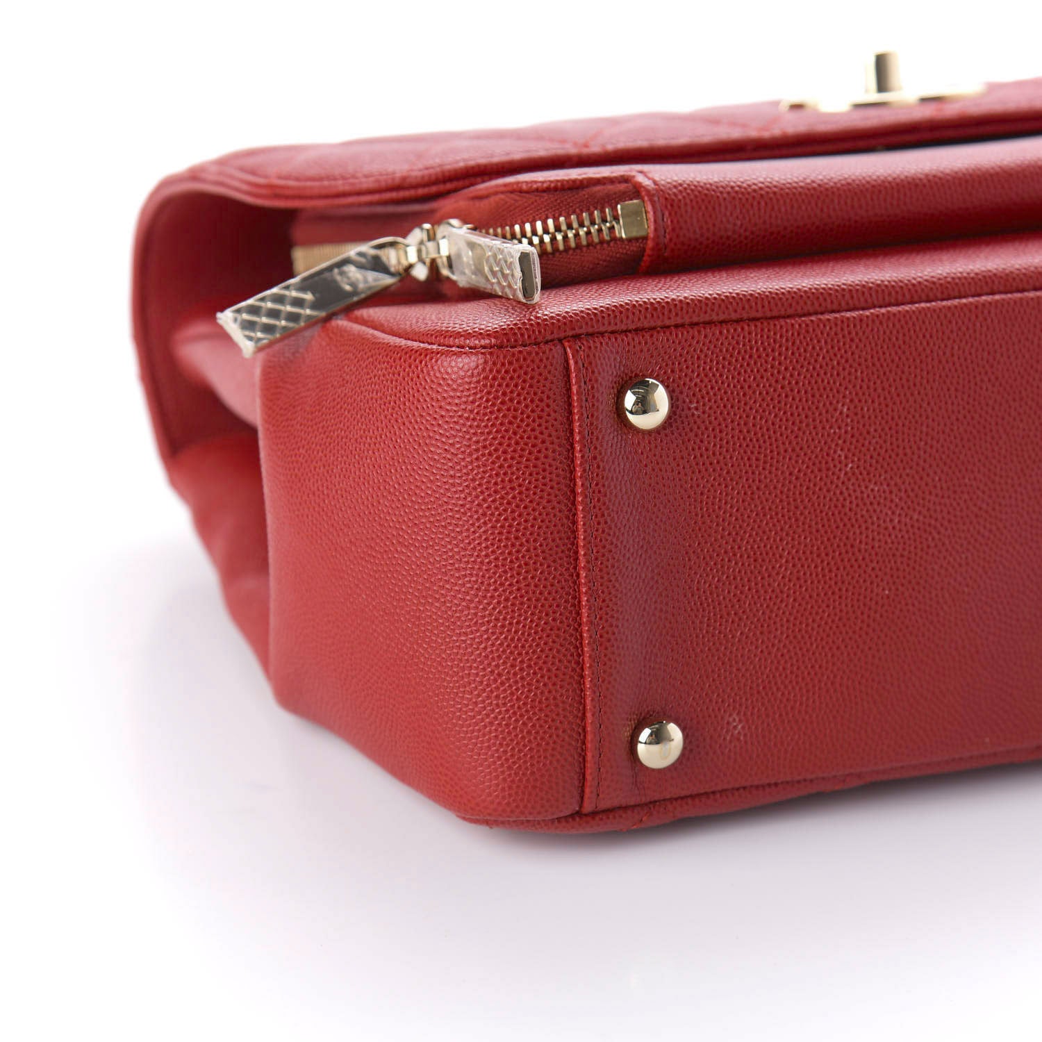 Chanel Caviar Quilted Large Business Affinity Flap Red 6 of 11
