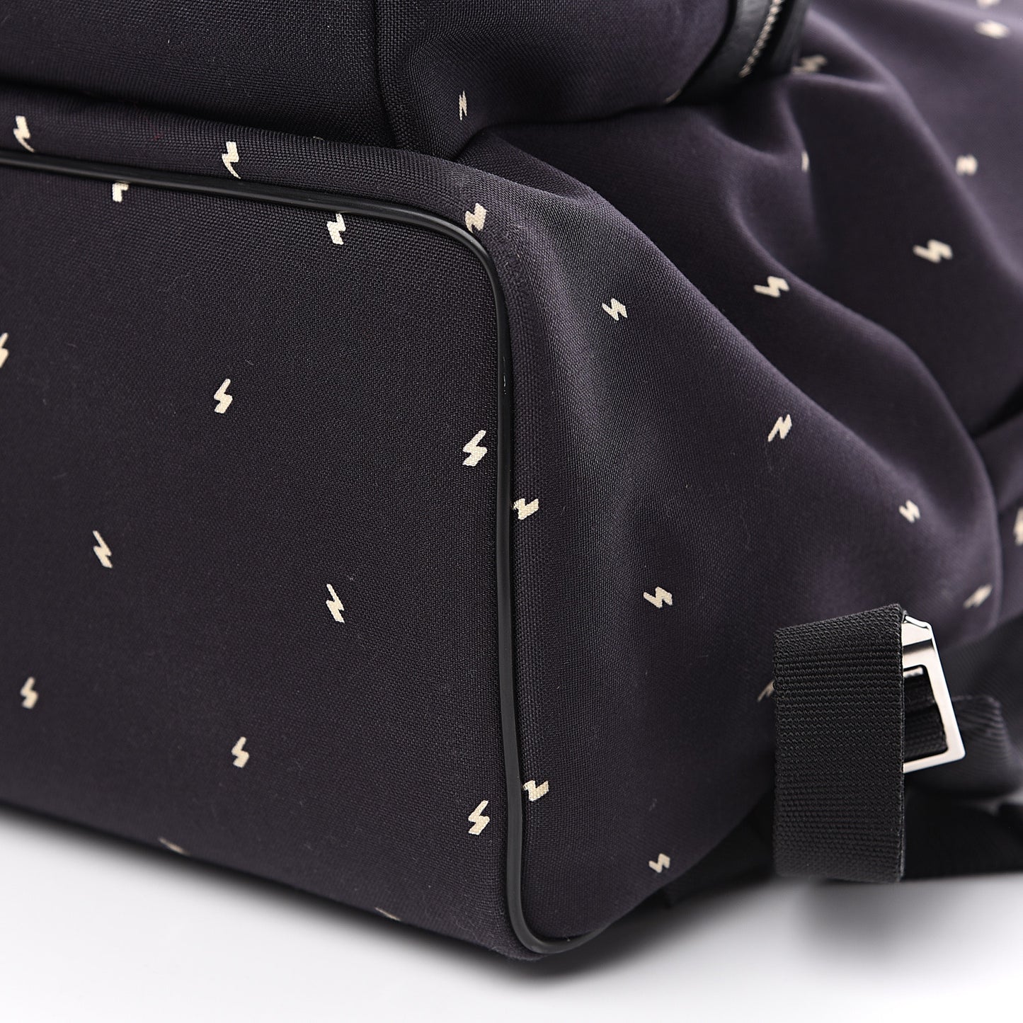Canvas Lightning Bolt City Backpack Navy
