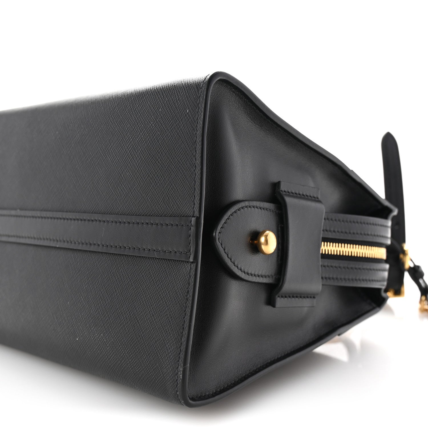 Prada Saffiano City Calfskin Small Esplanade Black 15 of 16