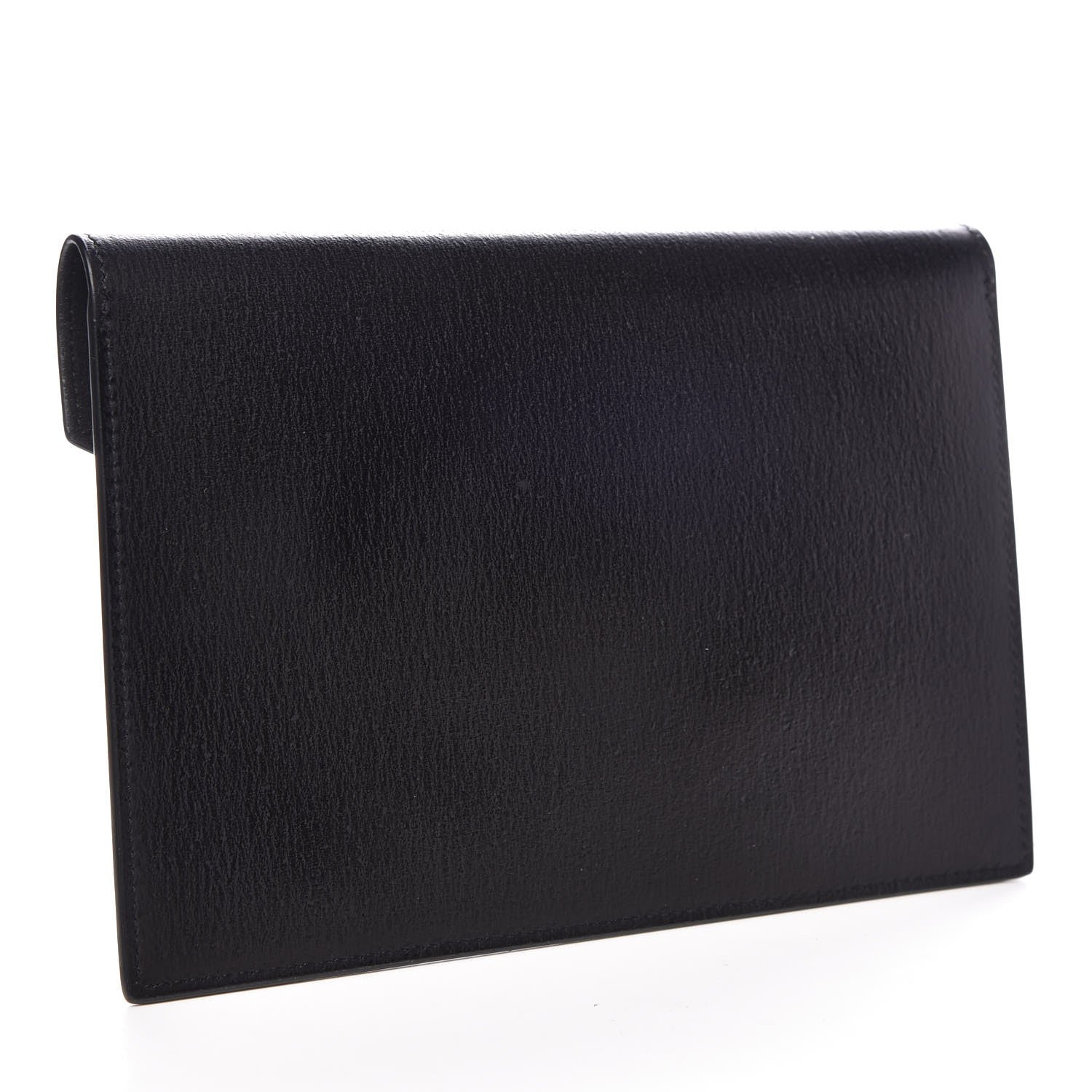 Saint Laurent Calfskin Passport Holder Black 3 of 7