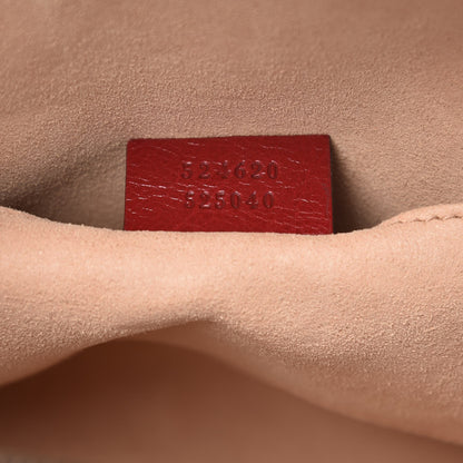 Gucci Piuma Lux Calfskin Small Re(Belle) Crossbody Bag Romantic Cerise 7 of 9
