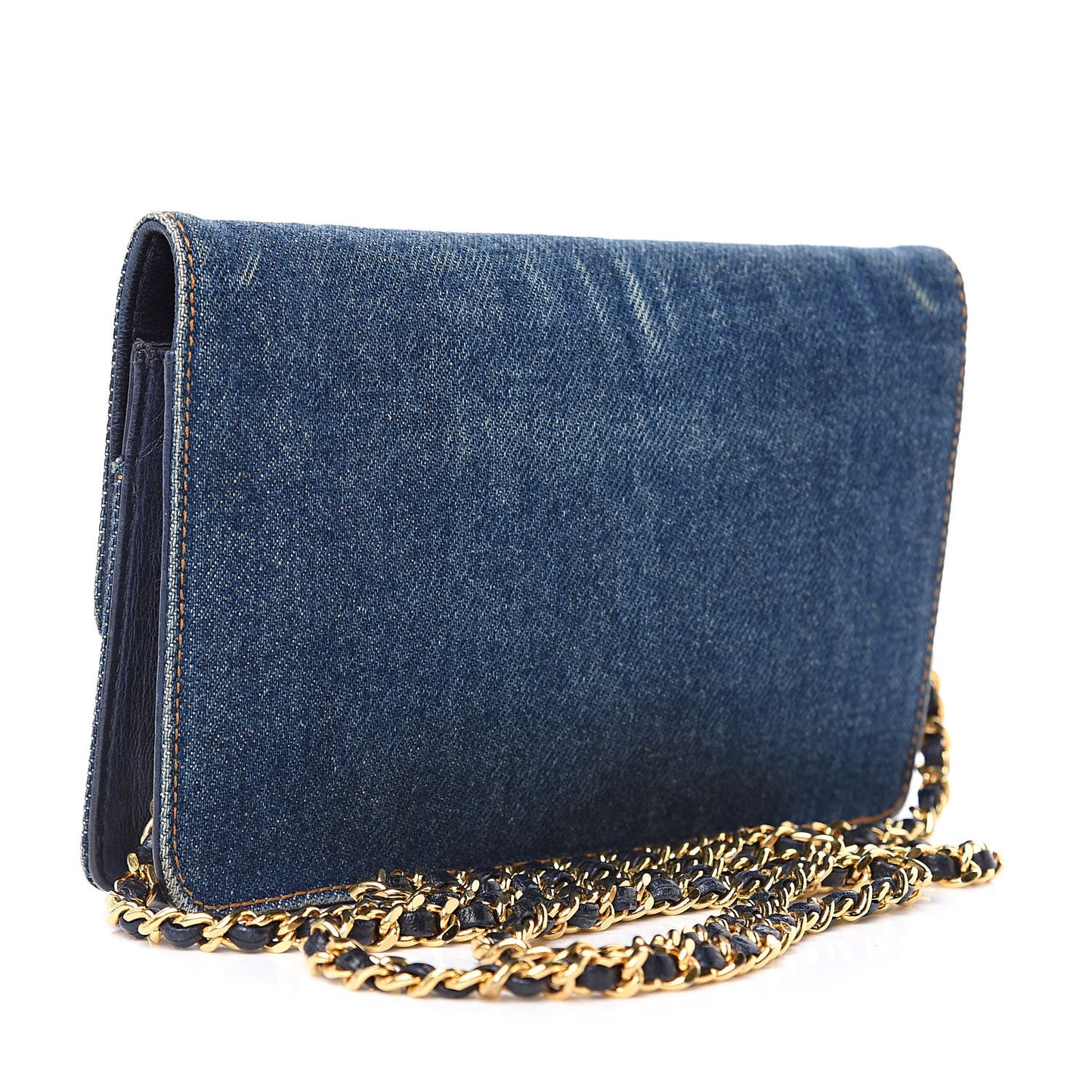 Denim Timeless CC Wallet on Chain WOC Blue