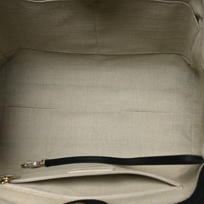 Chanel Mixed Fibers Medium Deauville Tote Black 6 of 11