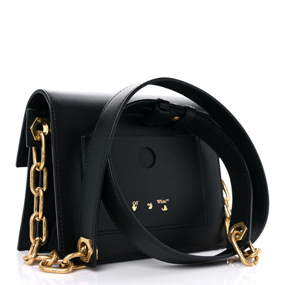 Off-White Calfskin 3D Nail Logo Shoulder Bag Black 2 of 16