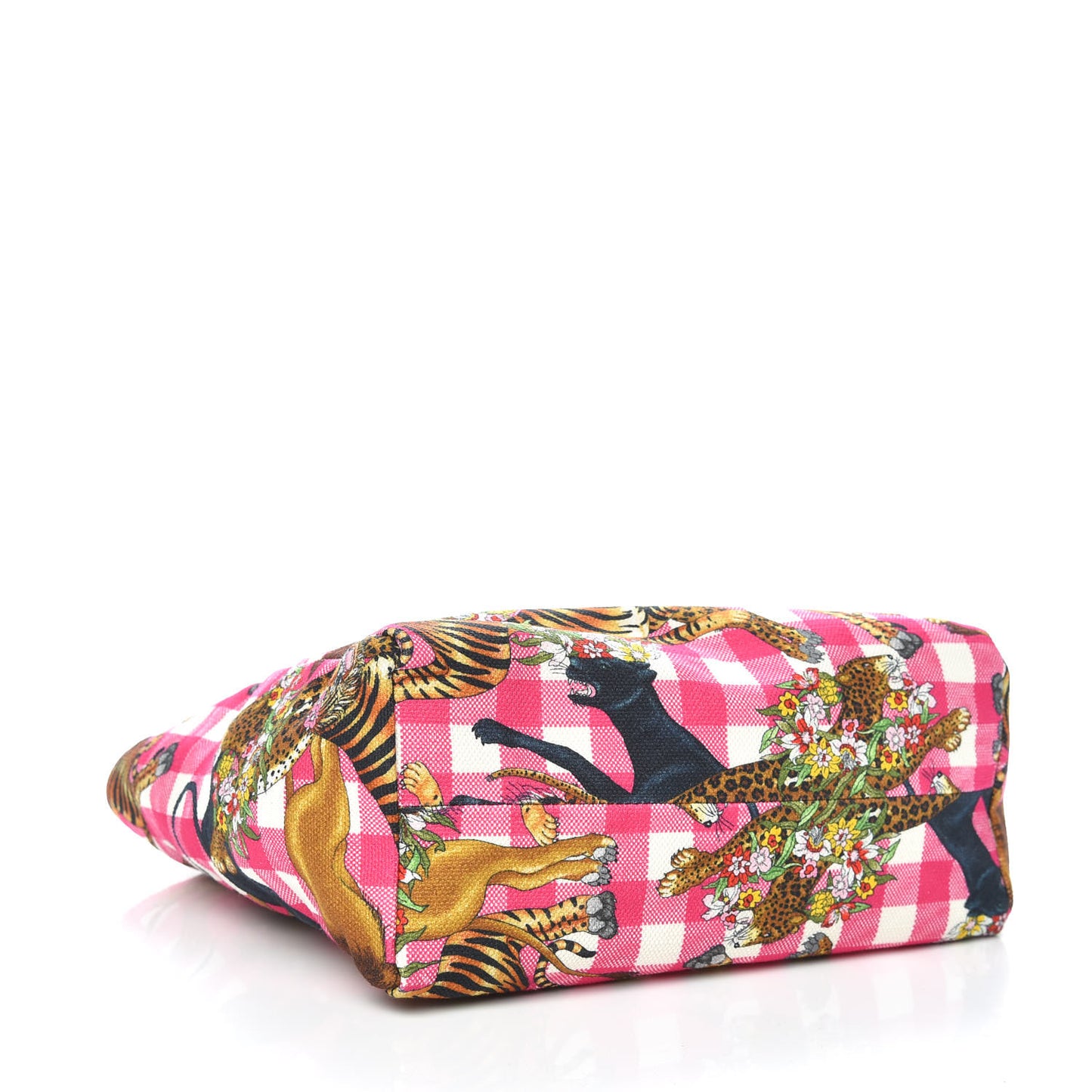 Canvas Kids Tiger Print Tote Multicolor