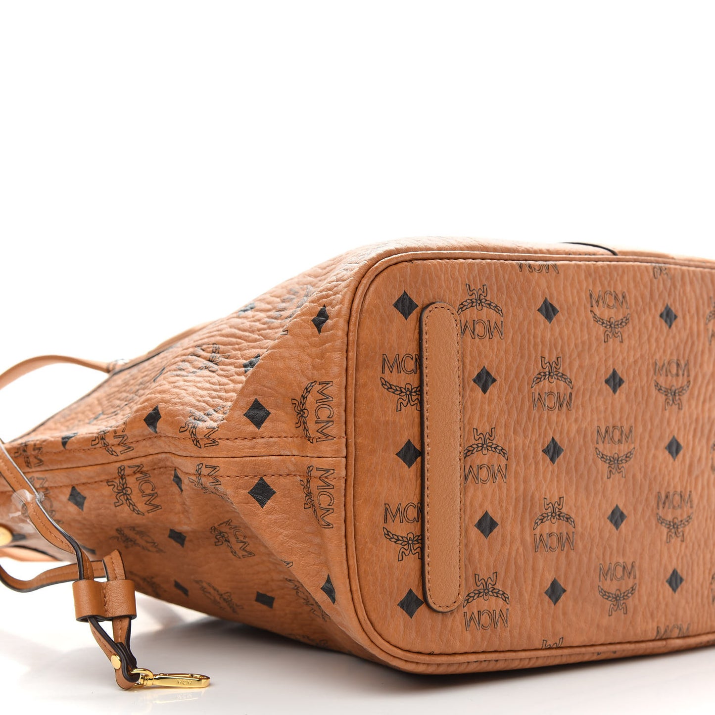 Visetos Medium Liz Reversible Shopper Tote Cognac