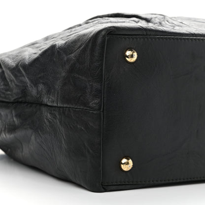 Dolce & Gabbana Lambskin Drawstring Shoulder Bag Black 9 of 10