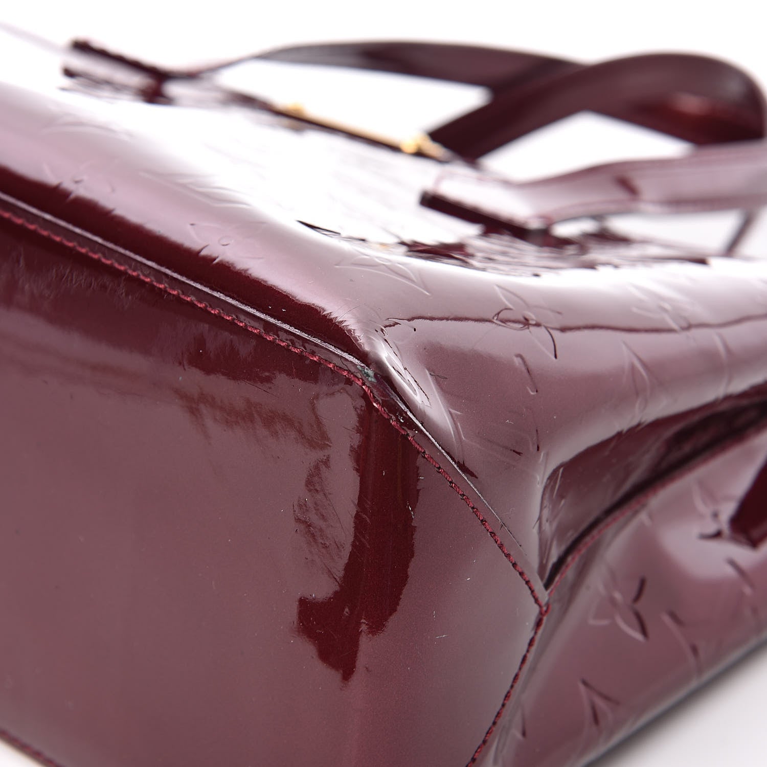 Louis Vuitton Vernis Wilshire PM Rouge Fauviste 8 of 11