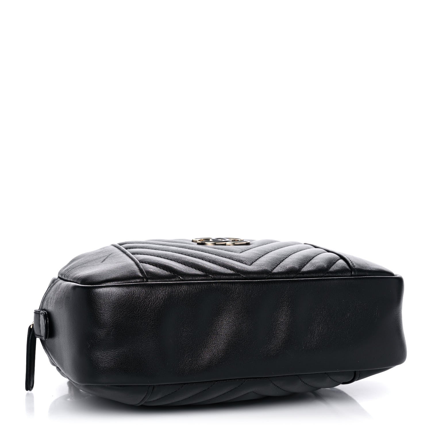 Chanel Calfskin Quilted Daily Chevron Camera Case Black 4 of 10