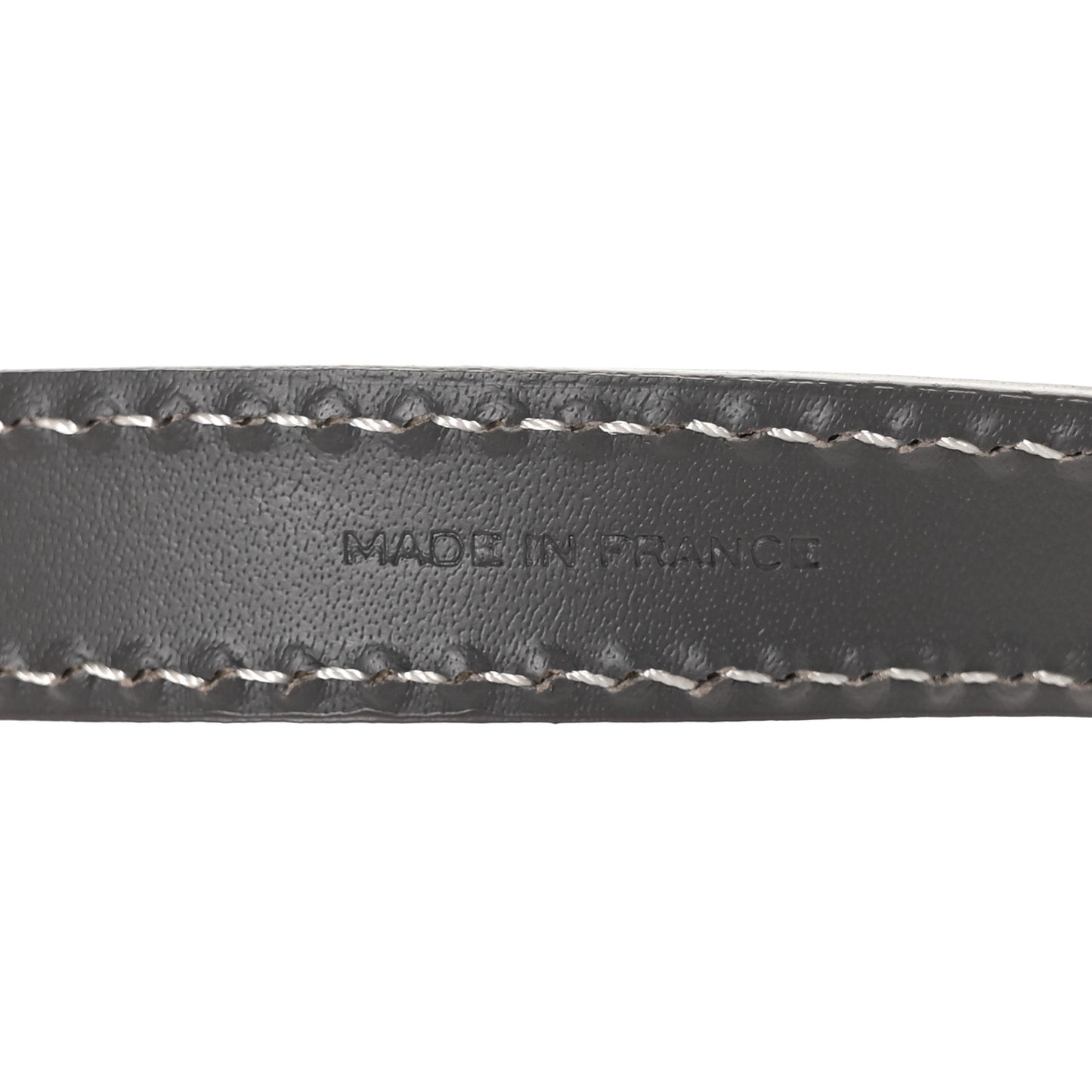 Calfskin Adjustable Shoulder Strap Grey