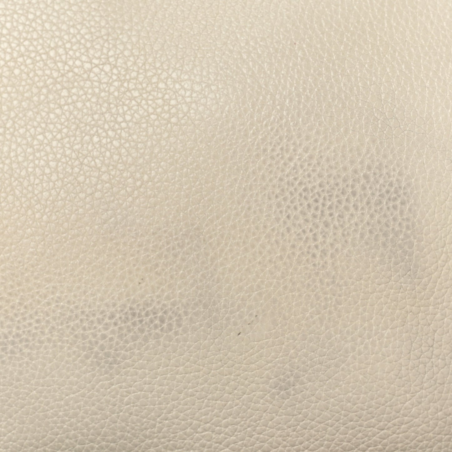 Grained Calfskin Logo Belt Bag White