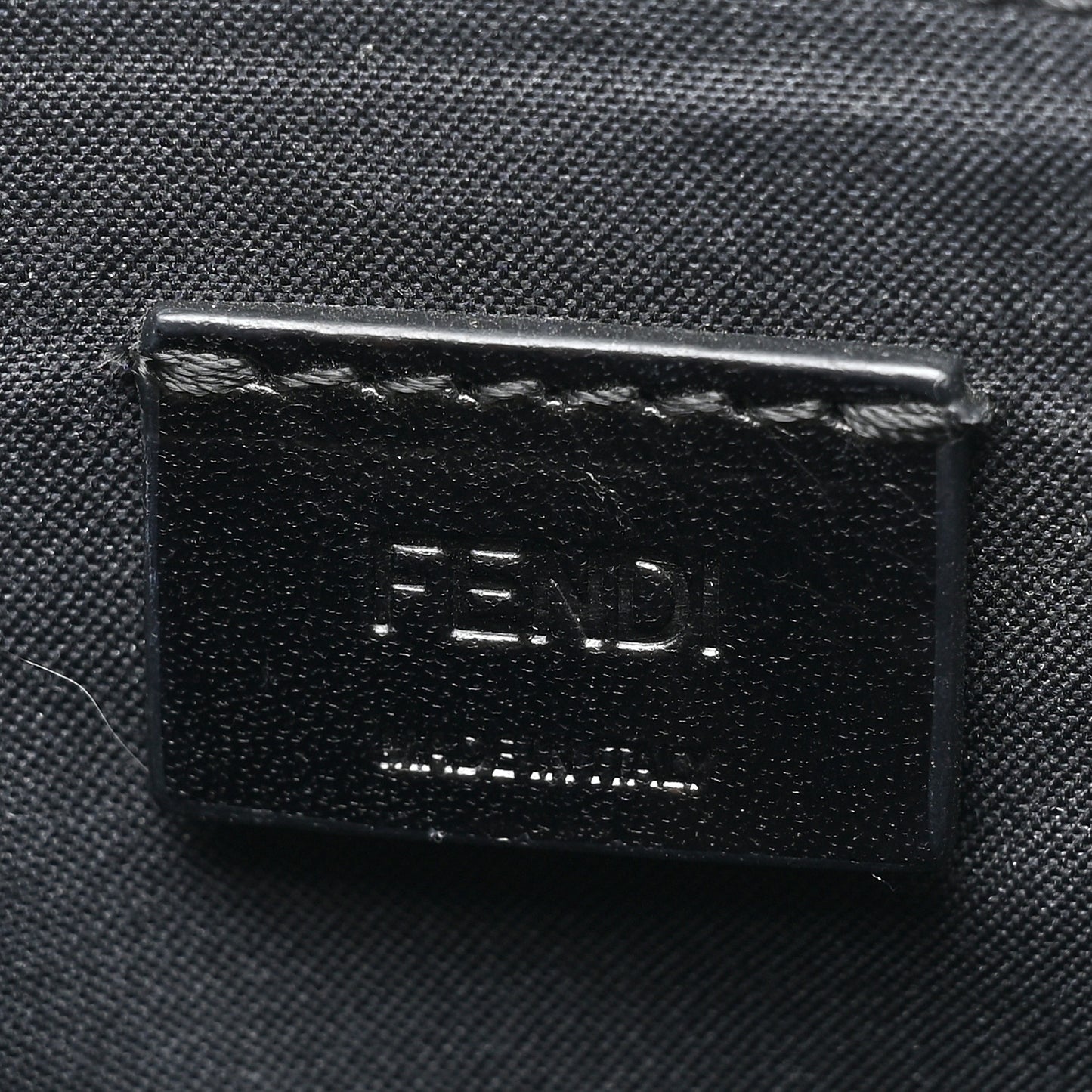 Vitello Century Opaco F is Fendi Bi-Color Triplette Pouch Set Black