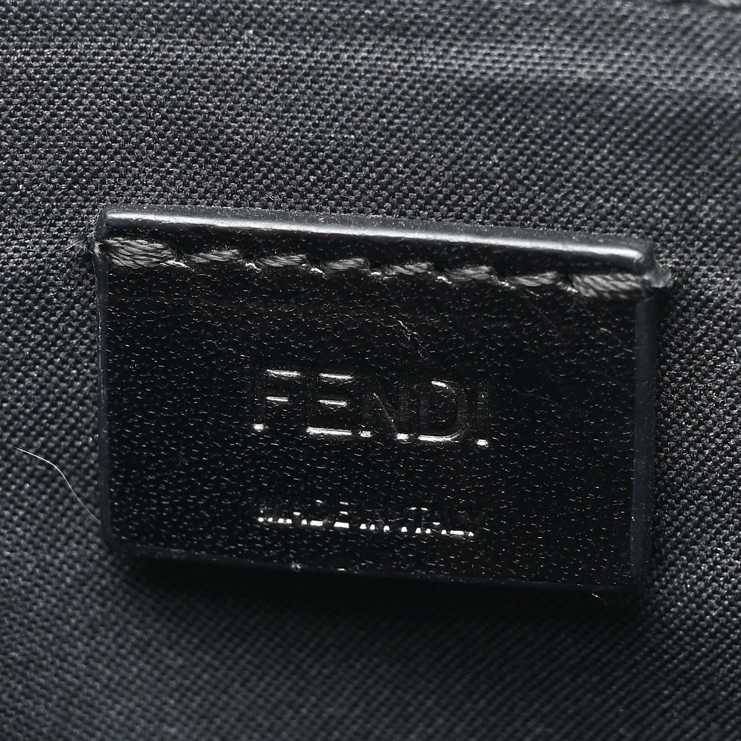Fendi Vitello Century Opaco F is Fendi Bi-Color Triplette Pouch Set Black 8 of 15