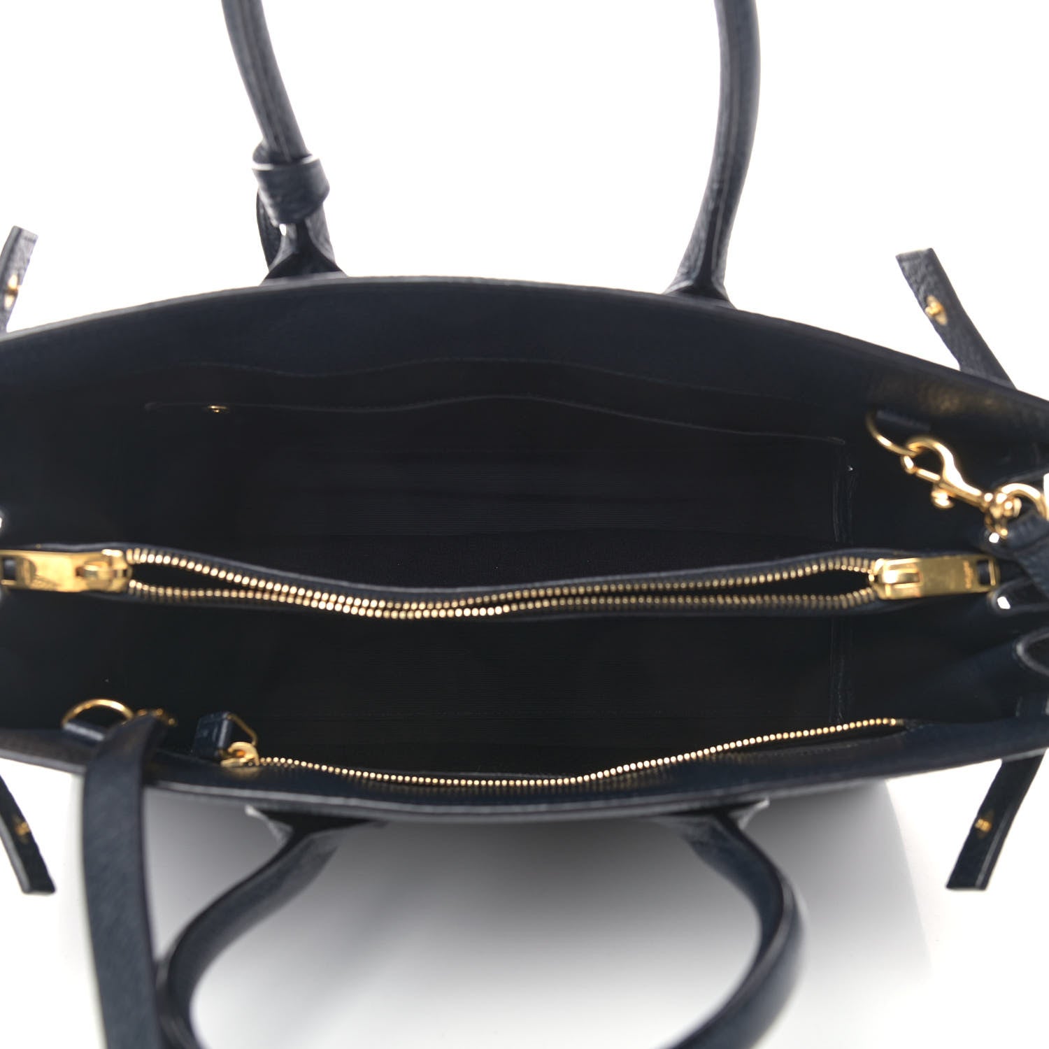 Saint Laurent Grained Calfskin Small Sac De Jour Navy 5 of 9