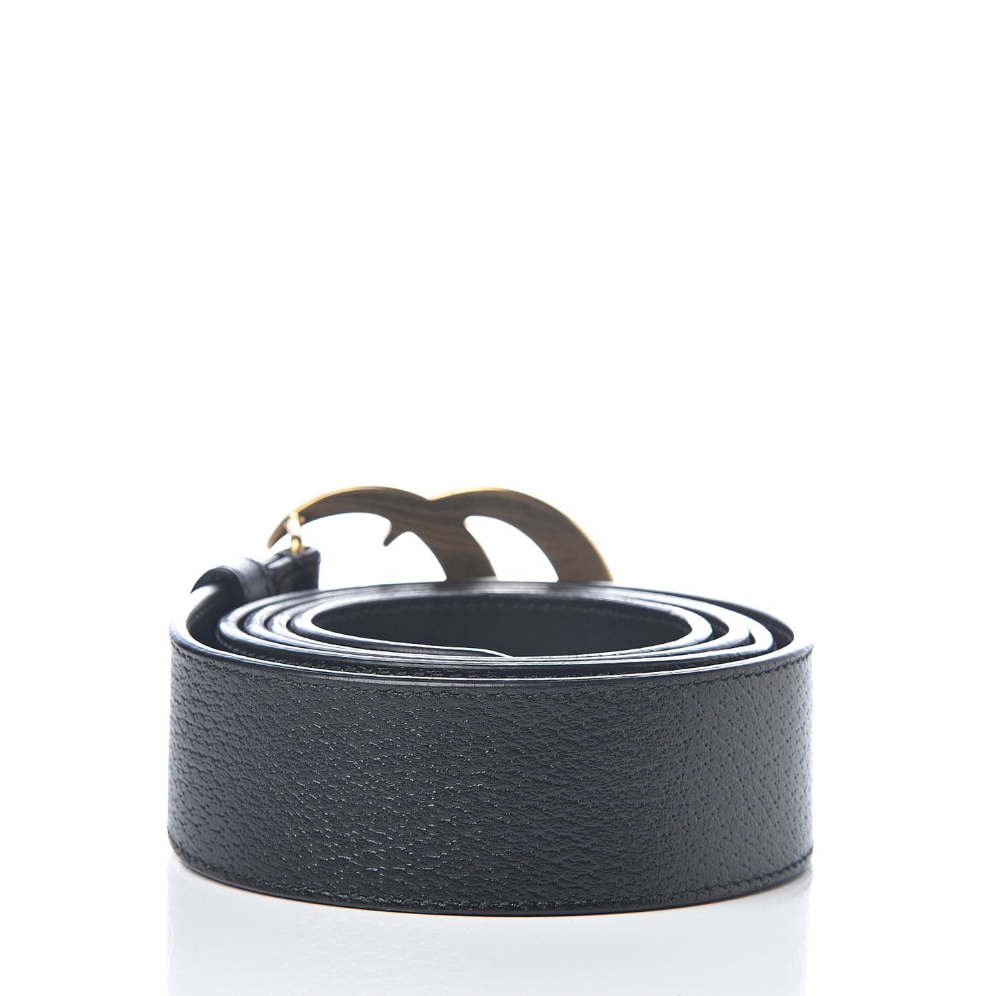 Textured Calfskin Double G 40mm Belt 115 46 Black