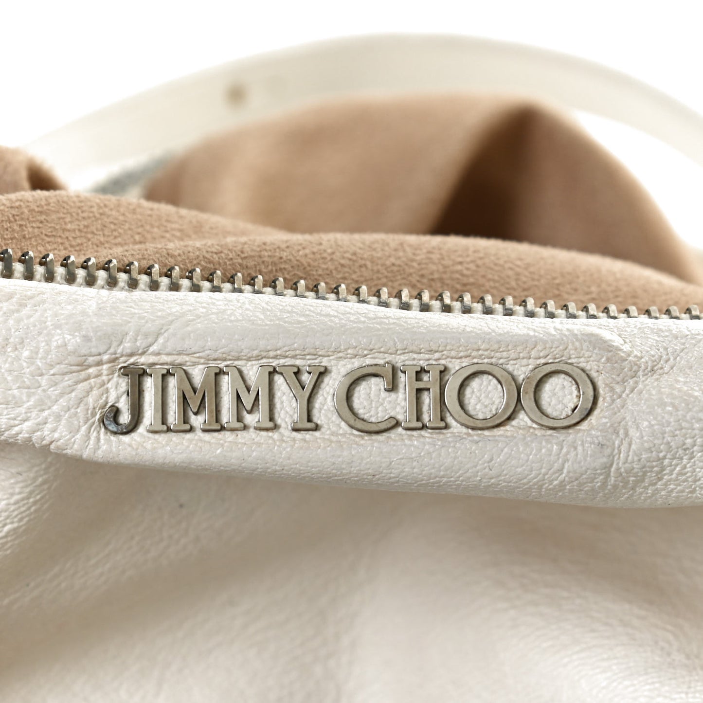 Lambskin Small Biker Hobo White