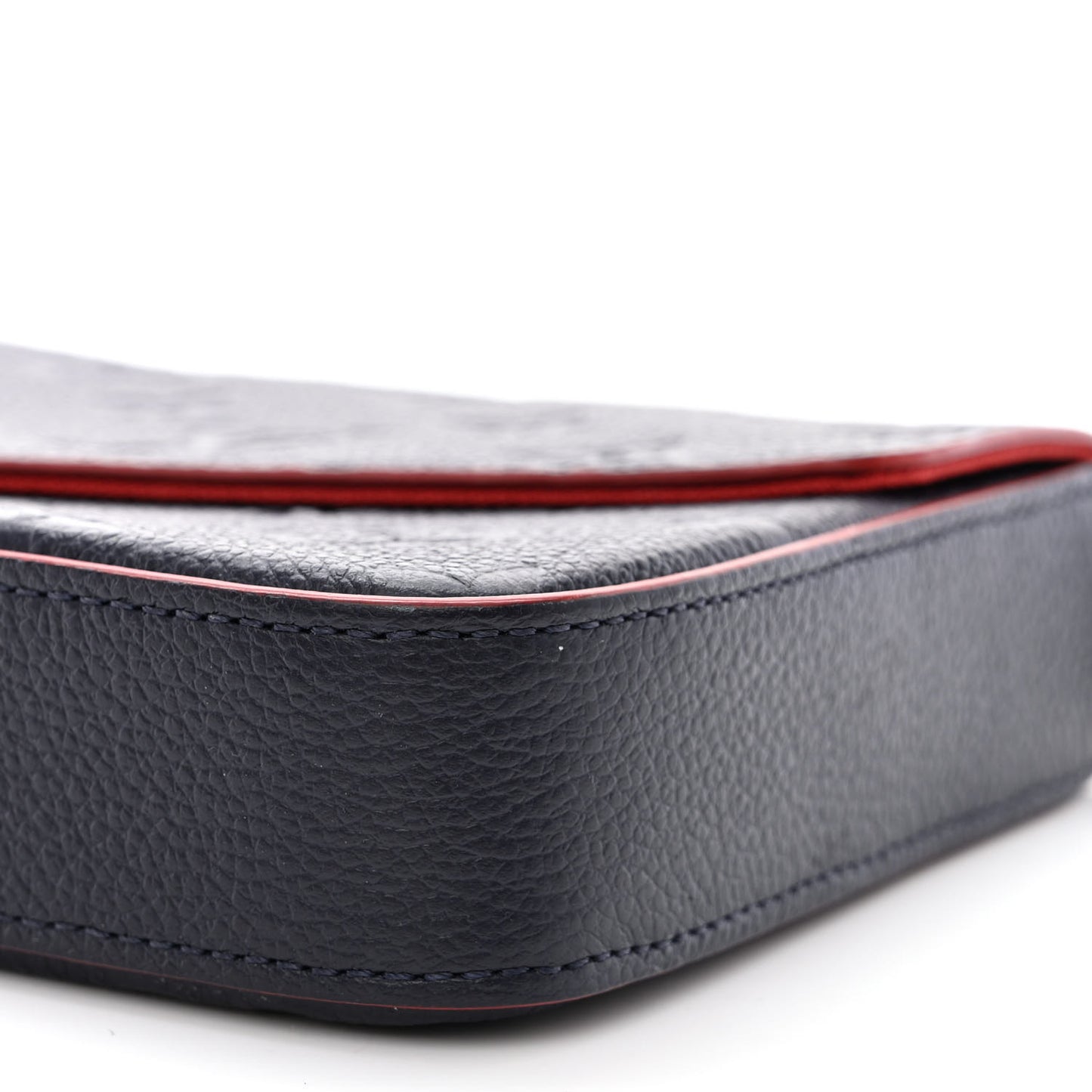 Empreinte Pochette Felicie Chain Wallet Marine Rouge