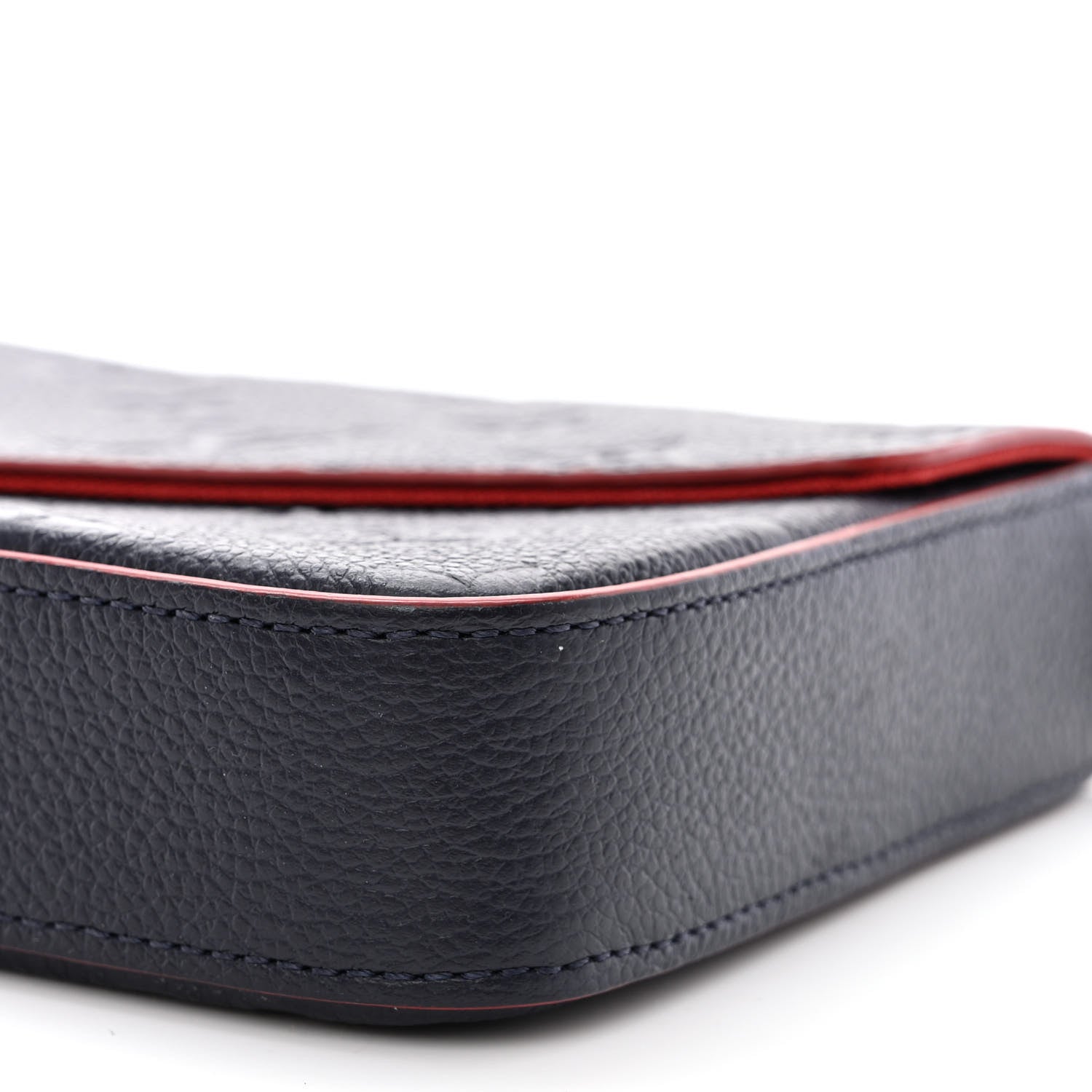 Louis Vuitton Empreinte Pochette Felicie Chain Wallet Marine Rouge 10 of 10