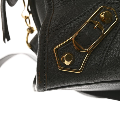 Balenciaga Chevre Gold Metallic Edge Hardware S City Gris Acier 14 of 14