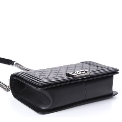 Chanel Lambskin Quilted Medium Boy Flap Black 5 of 12