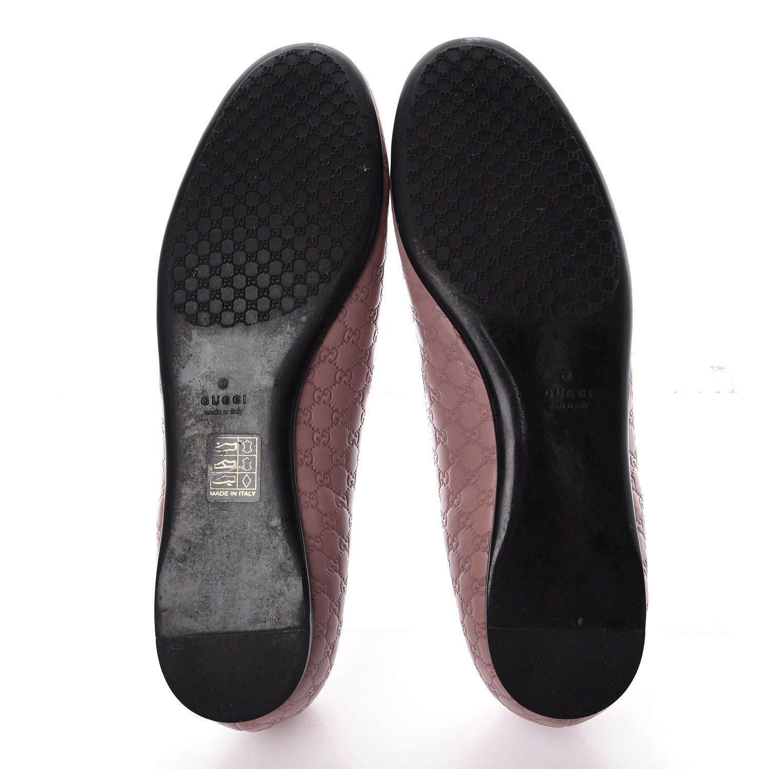 Gucci Soft Microguccissima Flats 38.5 Dark Cipria 5 of 12
