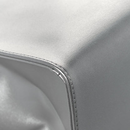 Telfar Metallic Vegan Leather Medium Shopping Bag Silver 8 of 12