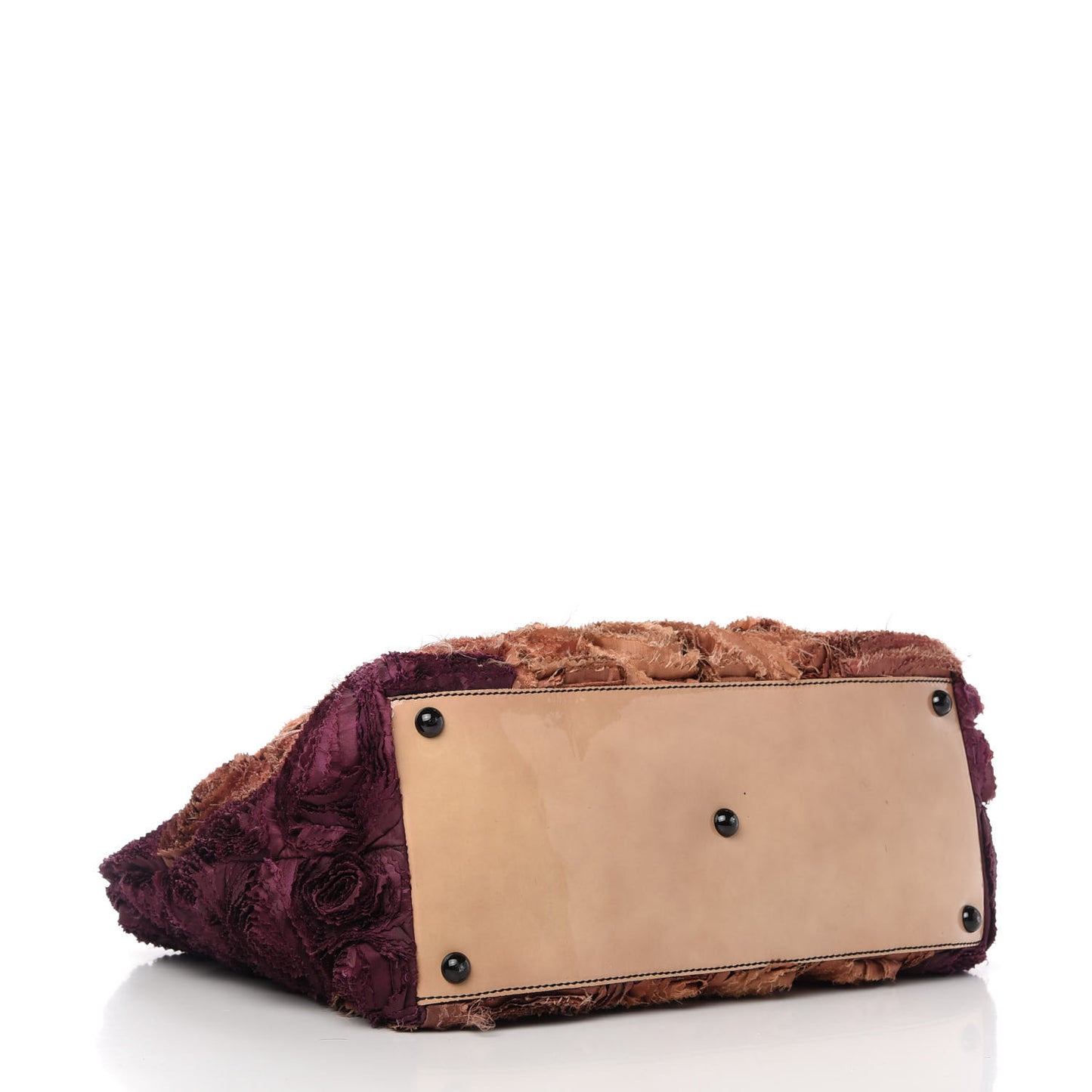 Silk Patent Rosier Tote Nude