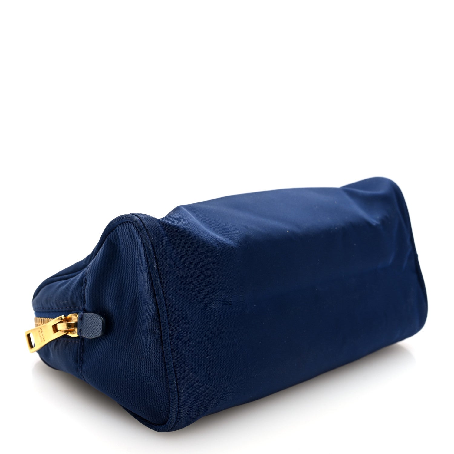 Prada Tessuto Nylon Wristlet Pouch Blue 4 of 6