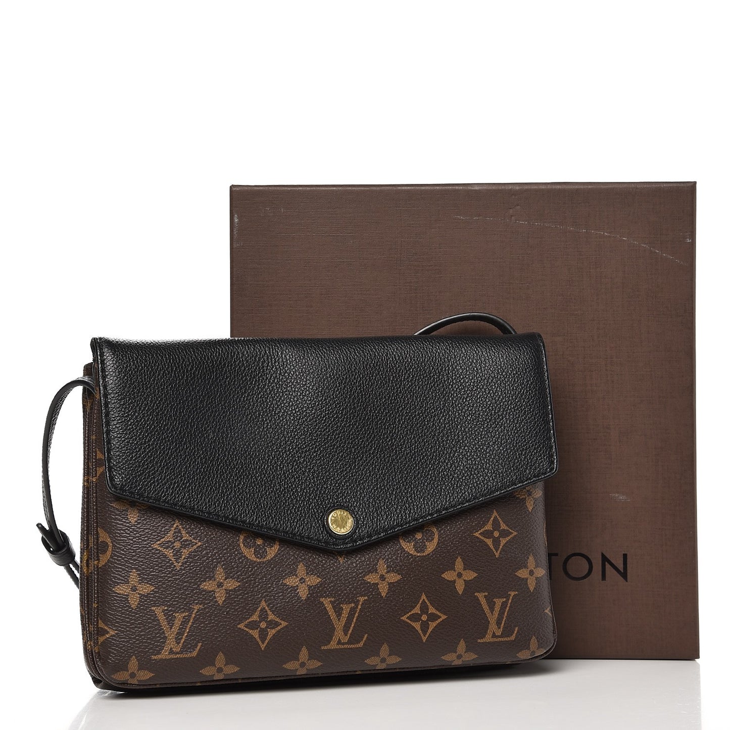 Monogram Twice Pochette Black