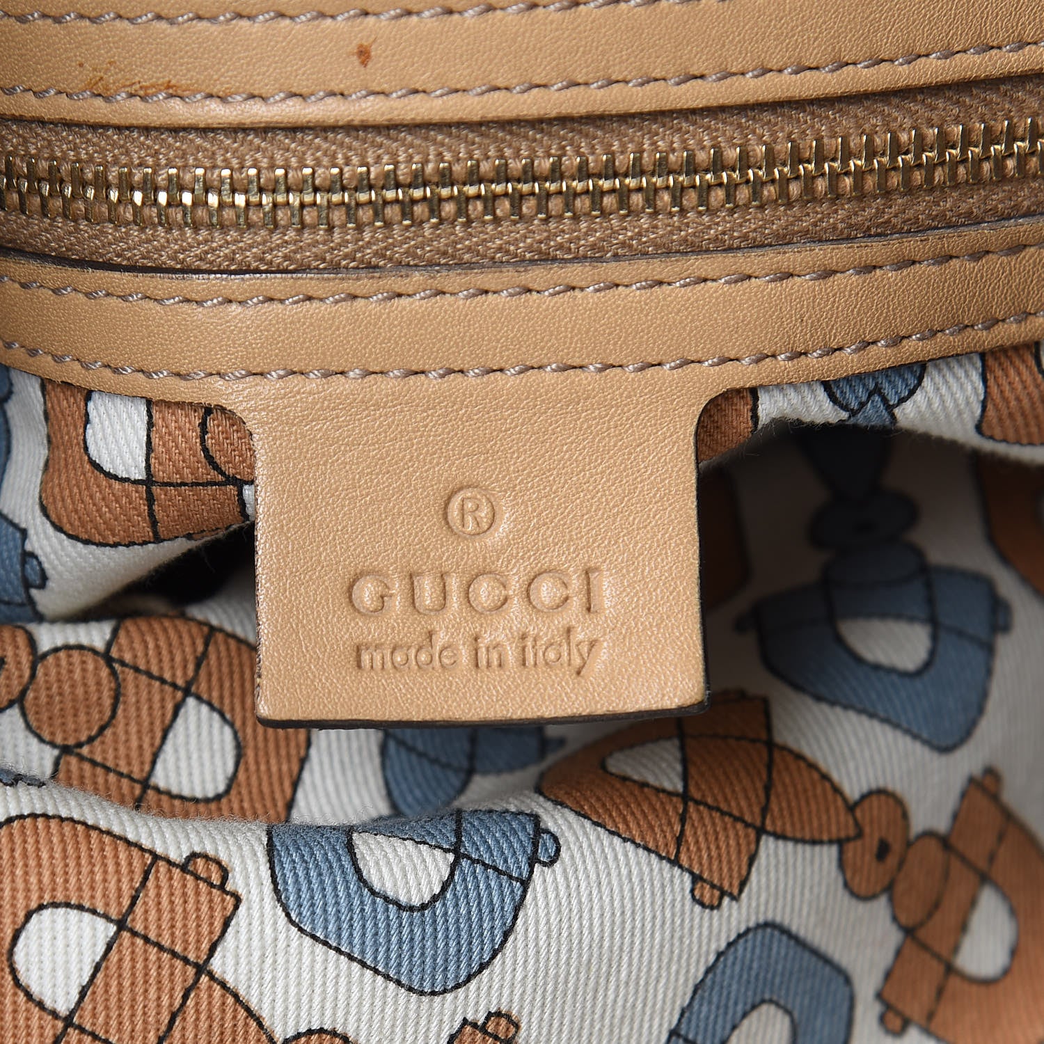 Gucci Guccissima Medium Pelham Hobo Beige 6 of 13