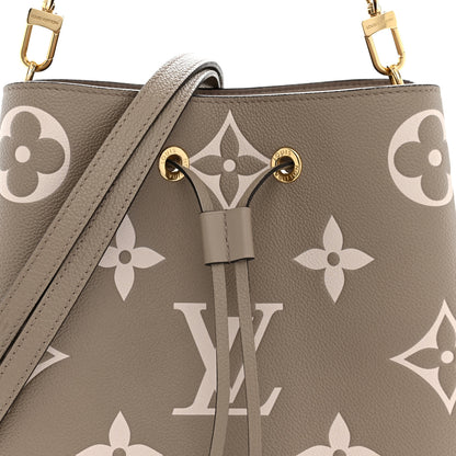 Louis Vuitton Empreinte Monogram Giant Neonoe MM Tourterelle Creme 8 of 11