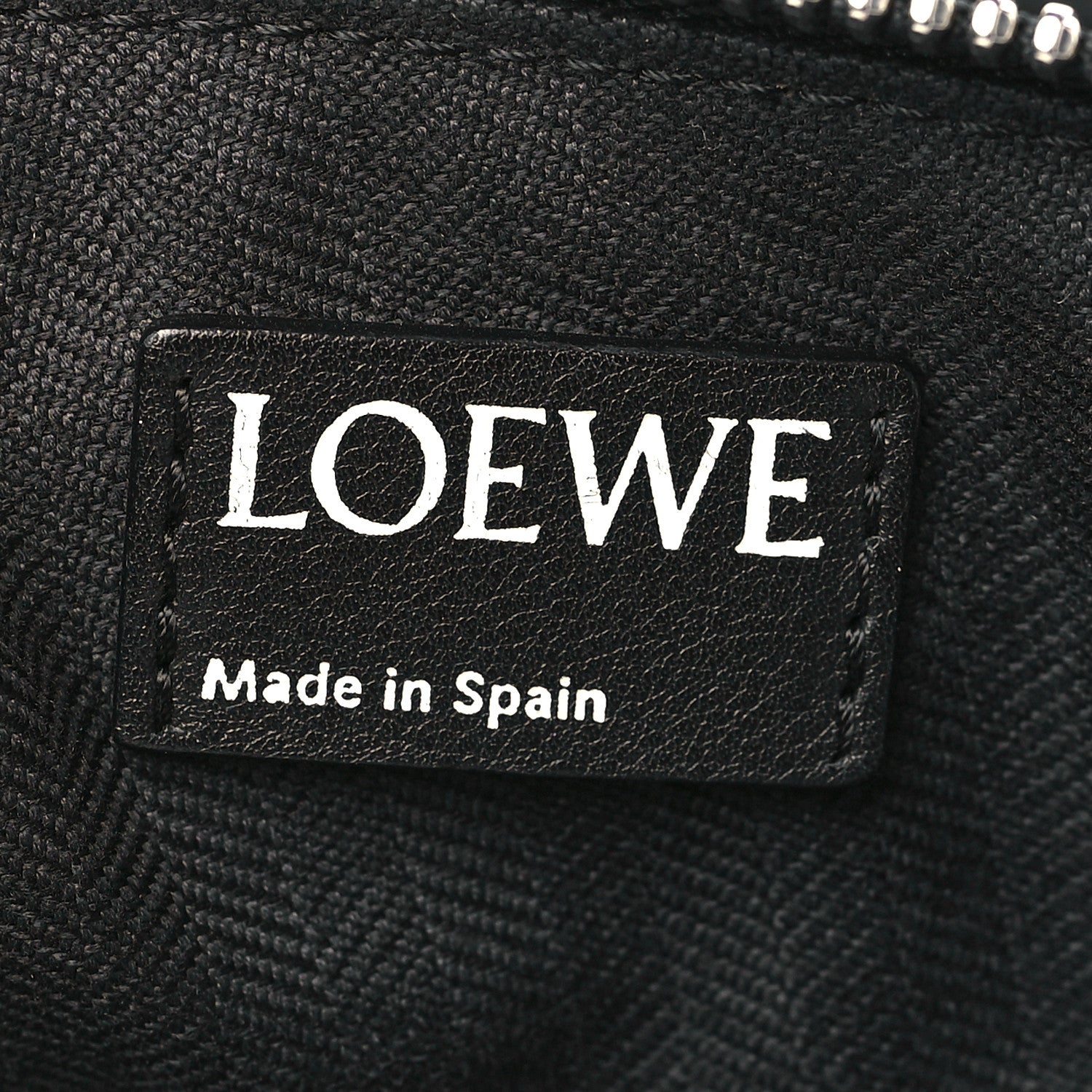 Loewe Calfskin XL Zipper Puzzle Bag Black 5 of 8
