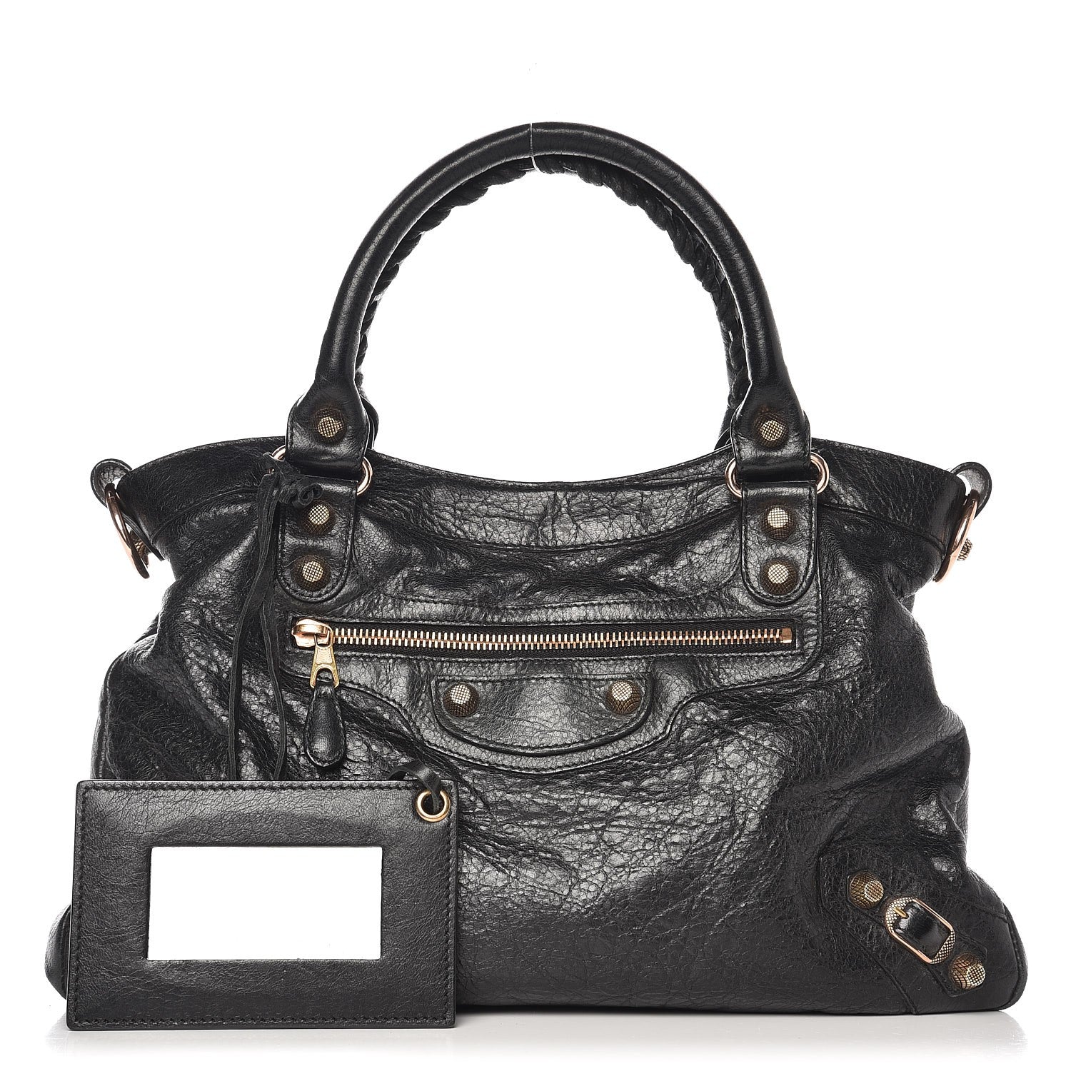 Balenciaga Agneau Giant 12 Rose Gold Hardware Town Black 1 of 9