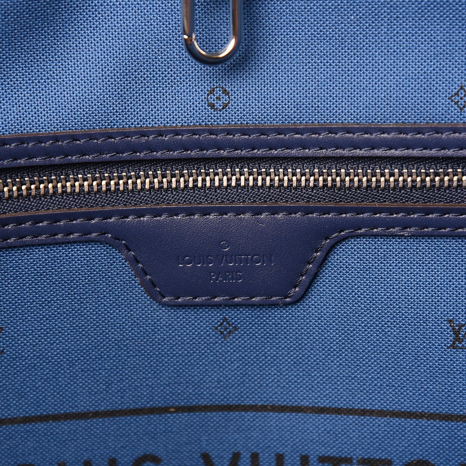 Louis Vuitton Monogram Escale Neverfull MM Blue 7 of 11