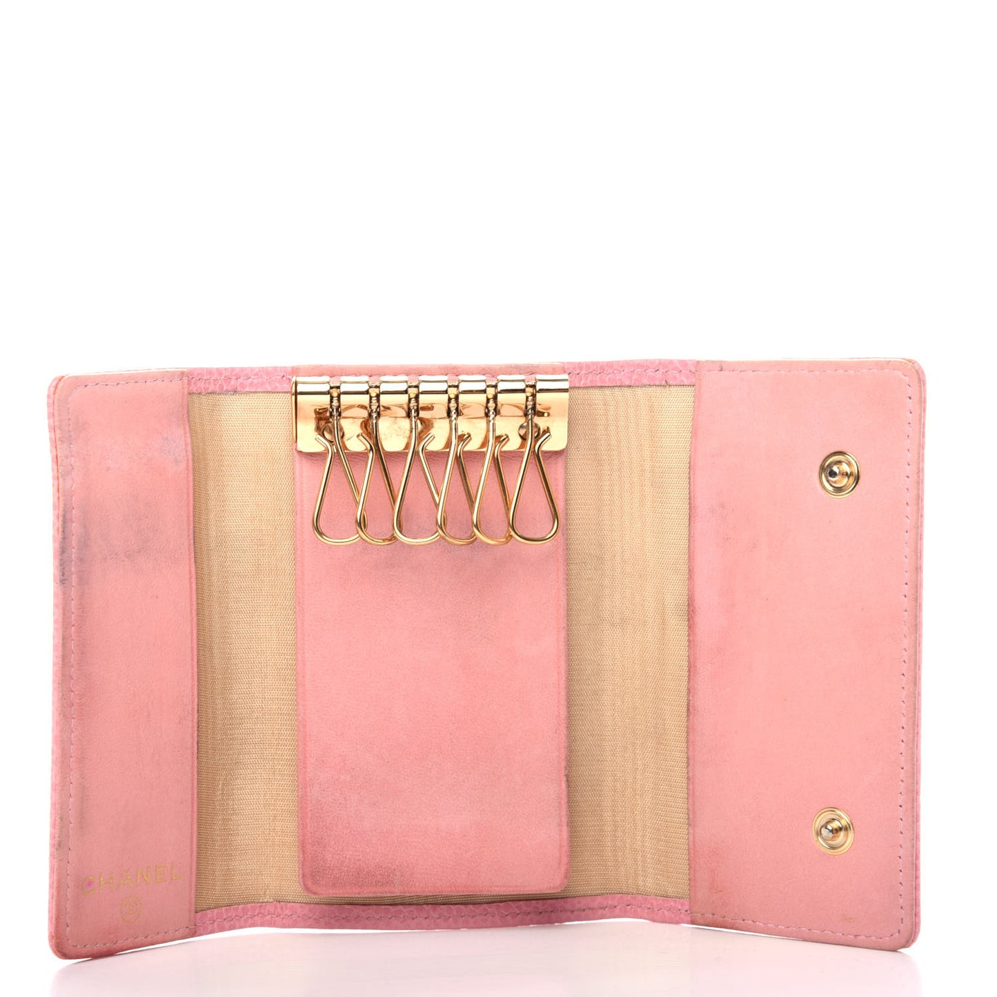 Caviar Timeless CC 6 Key Holder Case Pink