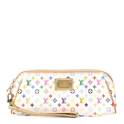 Louis Vuitton Monogram Multicolor Kate Clutch White 1 of 9