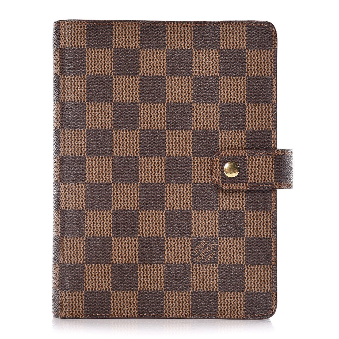 Damier Ebene Medium Ring Agenda Cover