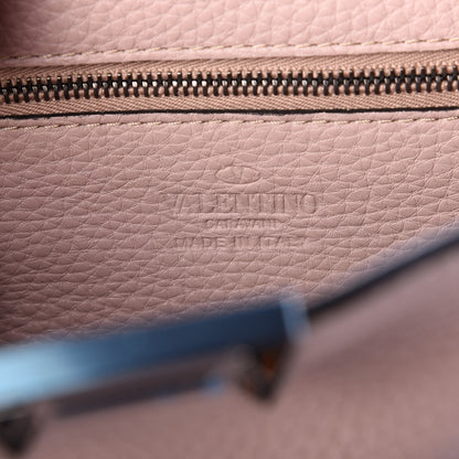 Valentino Garavani Pebbled Calfskin Small Rockstud Flip-Lock Messenger Bag Poudre 6 of 8