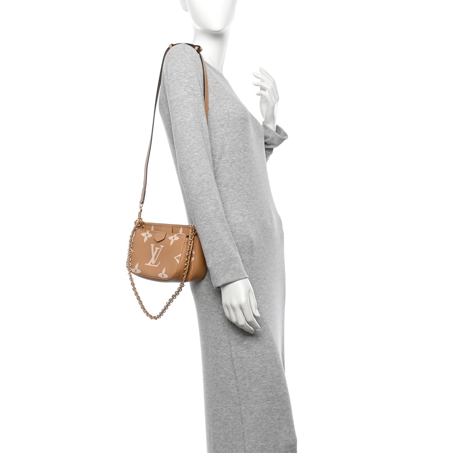 Empreinte Monogram Giant Multi Pochette Accessories Arizona Creme