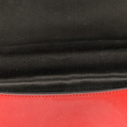 Prada Spazzolato Flap Shoulder Bag Rosso 12 of 26